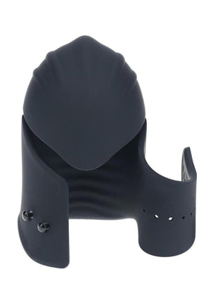 Levelz Adjustable Vibrating Silicone Rechargeable Penis Head Stimulator - Black