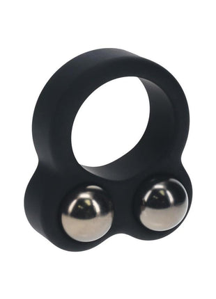 Levelz Liquid Silicone Double Weighted Ball Cock Ring