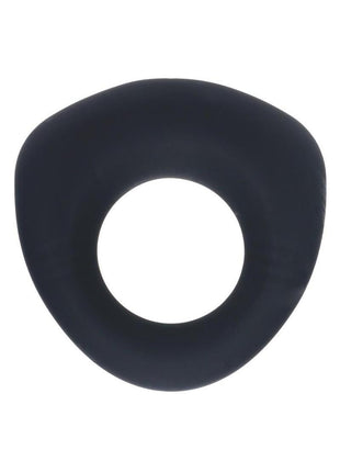 Levelz Sealed Liquid Silicone Rechargeable Vibrating Cock Ring - Black