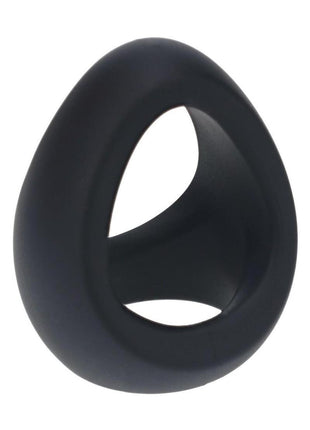 Levelz Soft Tri O Silicone Cock Ring - Black