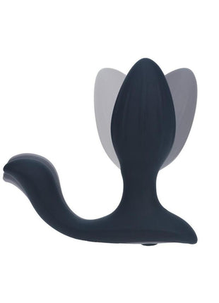 Levelz Vibrating and Rotating Silicone Rechargeable Anal Plug with Ball Stimulator