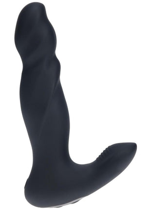 Levelz Vibrating and Thrusting Silicone Rechargeable Prostate Massager - Black
