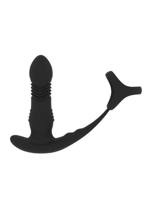 Levelz Vibrating and Thrusting Silicone Rechargeable Prostate Massager with Tri O Cock Ring