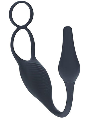 Levelz Vibrating Silicone Rechargeable Prostate Stimulator with Cock and Ball Ring