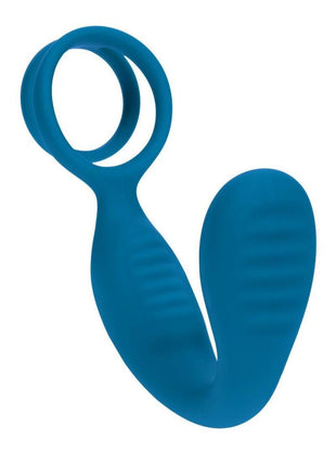 Levelz Vibrating Silicone Rechargeable Prostate Stimulator with Cock and Ball Ring