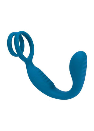 Levelz Vibrating Silicone Rechargeable Prostate Stimulator with Cock and Ball Ring