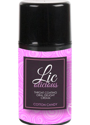 Licolicious Throat Coating Oral Delight Cream Cotton Candy - 1.7oz