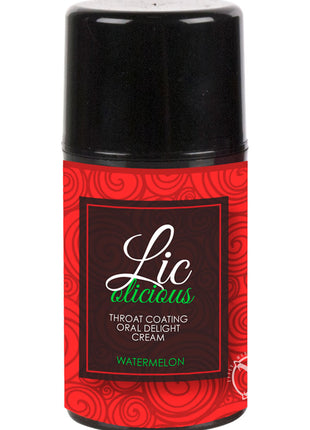 Licolicious Throat Coating Oral Delight Cream Watermelon - 1.7oz