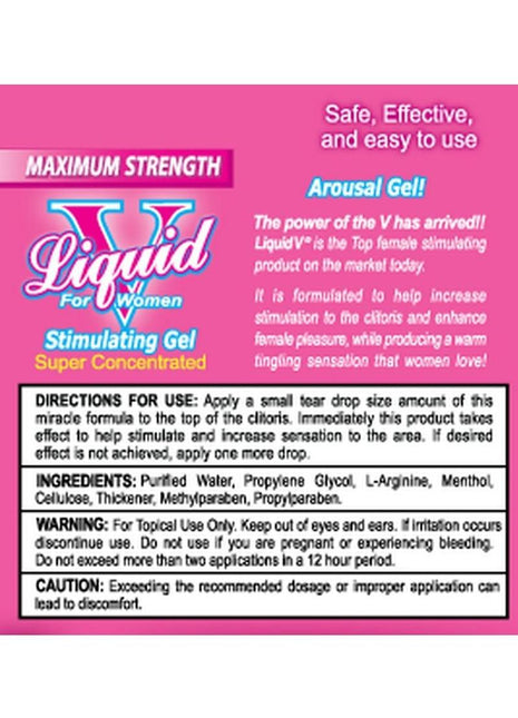 Liquid V Famle Stimulating Gel - 3 Pack