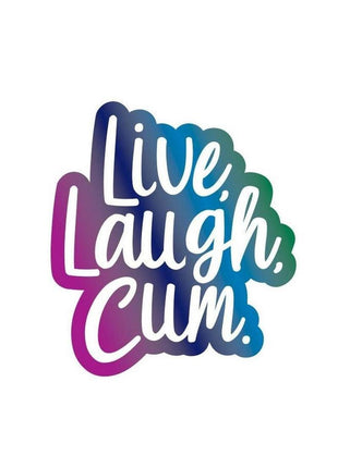 Live, Laugh, Cum Enamel Pin