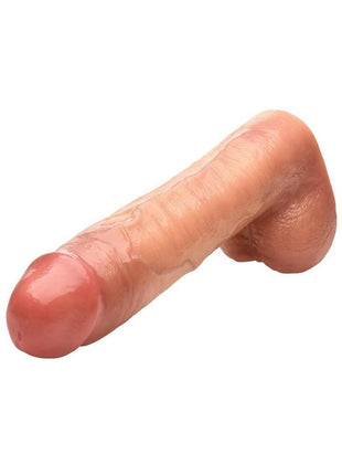 Lovebotz Cock Lock Realistic Dildo with Balls - Vanilla - 12in