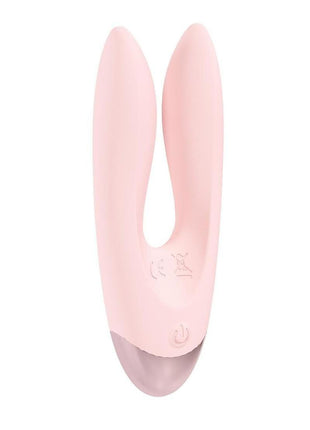 Loveline Amour 10 Function Dual Motor Silicone Rechargeable Vibrator - Pink