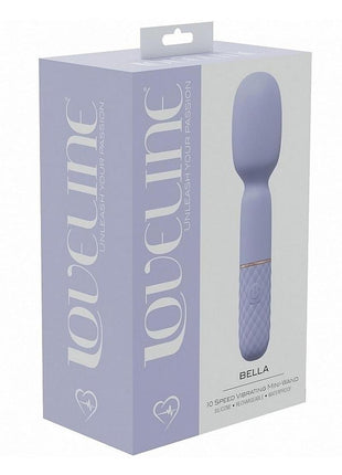 Loveline Bella Rechargeable Silicone Mini Wand - Lavender/Purple