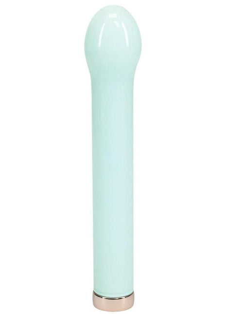 Loveline Celestia 10 Function Rechargeable Glass Bulb Tip Vibrator - Green - 6.3in