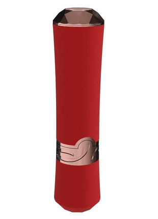 Loveline Dahlia 10 Function Silicone Lipstick Vibrator - Red
