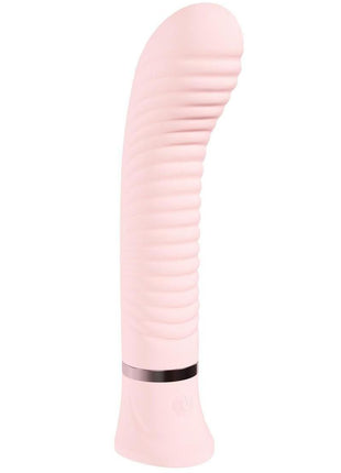 Loveline Divine 10 Function Rechargeable Silicone Ribbed G-Spot Vibrator