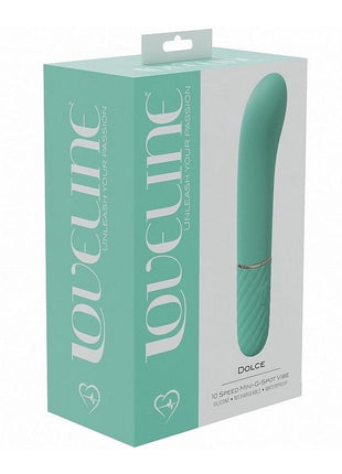 Loveline Dolce Silicone Mini G-Spot Vibrator - Green