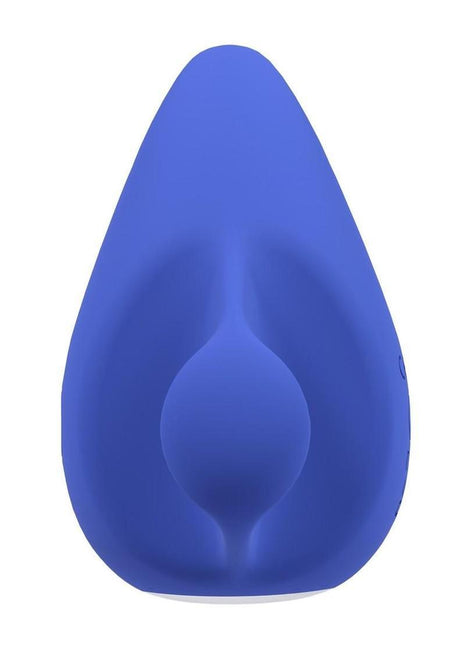 Loveline Ergodrop 10 Function Silicone Vibrator - Blue