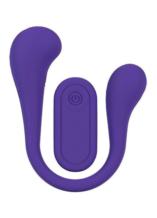 Loveline Flexease Bend 10 Function Silicone Rechargeable Vibrator - Purple