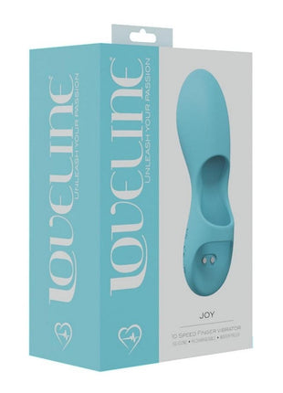 Loveline Joy Rechargeable Finger Vibe - Blue