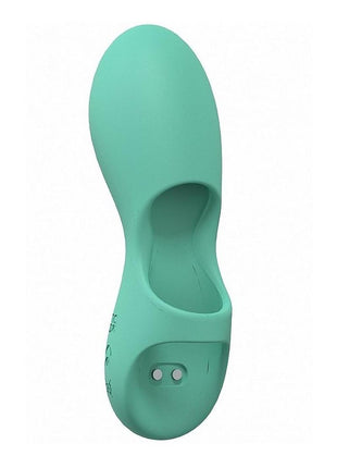Loveline Joy Rechargeable Silicone Finger Vibrator - Green