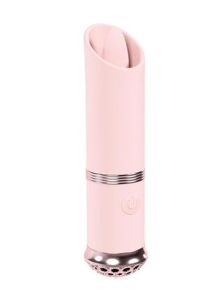 Loveline Luxe Silicone Rechargeable 10 Function Mini Lipstick Vibrator - Pink