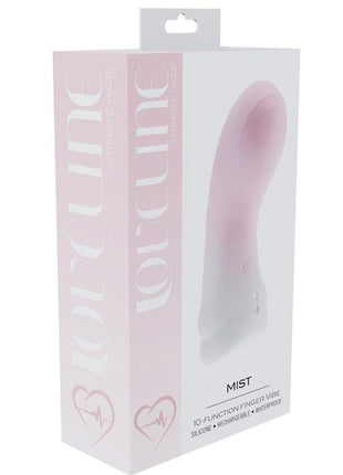 Loveline Mist 10 Function Rechargeable Silicone Finger Vibrator - Pink