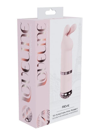 Loveline Reve 10 Function Silicone Rechargeable Mini Rabbit - Pink