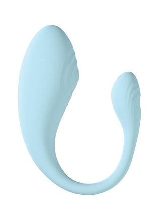 Loveline Wave C-Shape 10 Function Rechargeable Silicone Vibrator with Remote Control