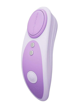 Lovense Ferri Reserve Special Edition Rechargeable Silicone App Control Panty Vibrator - Purple/White