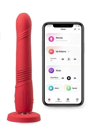 Gravity Remote App Thrusting Rechargeable Silicone Dildo