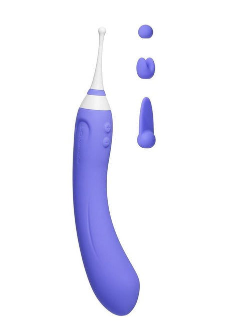 Lovense Hyphy Remote Controlled Silicone Dual End Vibrator - Purple