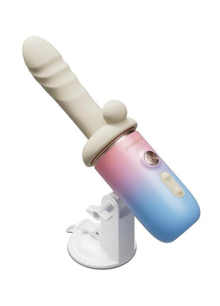 Lovense Spinel Massage Gun Dildo Thrusting Attachment and Heating Component - Pink/White