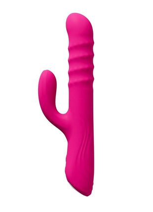Velvo Rotating Vibrating 3-In-1 Rechargeable Bluetooth App Compatible Rabbit Vibrator