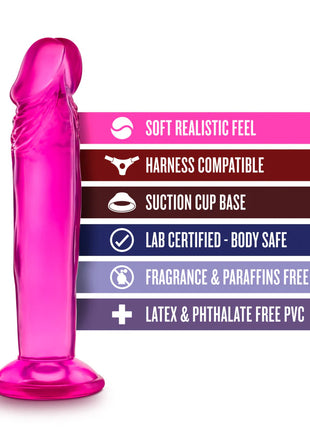B Yours Sweet N' Small 6" Dildo With Suction Cup