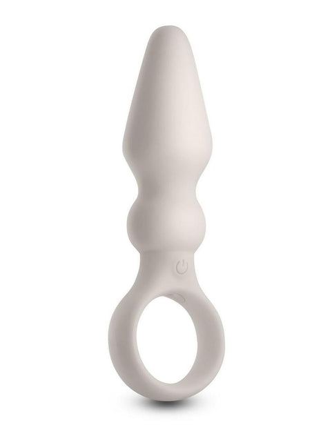 Lust-N-Dreams Bossa Rechargeable Silicone Anal Plug - White