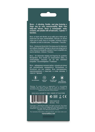 Lust-N-Dreams Bossa Rechargeable Silicone Anal Plug