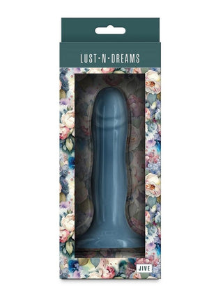 Lust-N-Dreams Jive Silicone Flexible Dildo with Suction Cup - Teal