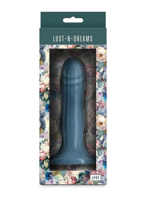 Lust-N-Dreams Jive Silicone Flexible Dildo with Suction Cup - Teal