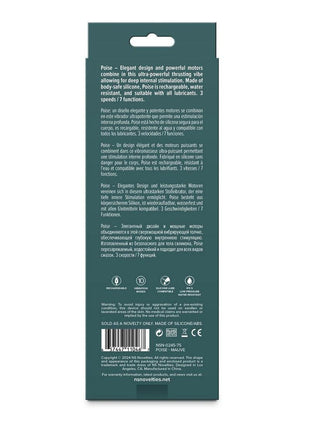 Lust-N-Dreams Poise Rechargeable Silicone Vibrator
