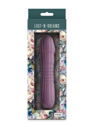 Lust-N-Dreams Poise Rechargeable Silicone Vibrator - Purple