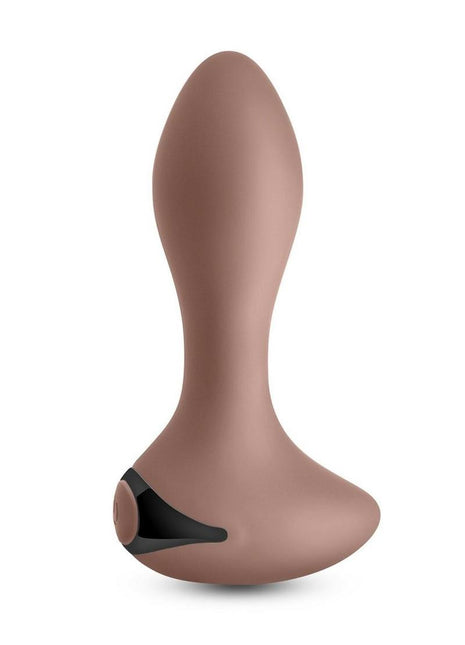 Lust-N-Dreams Tango Rechargeable Silicone Anal Plug - Brown