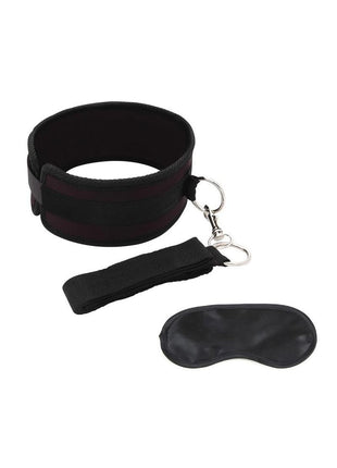 Lux Fetish Collar and Leash Set Adjustable