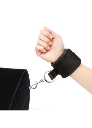 Lux Fetish Inflatable Position Wedge with Detachable Cuffs