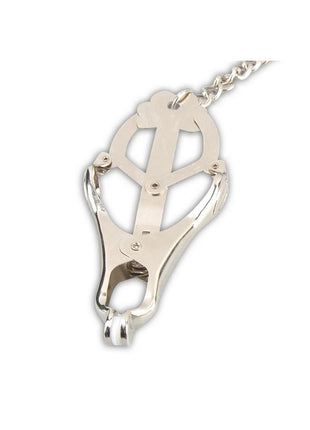 Lux Fetish Japanese Clover Steel Nipple Clamps Adjustable