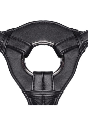 Lux Fetish Patent Leather Strap-On Harness Adjustable