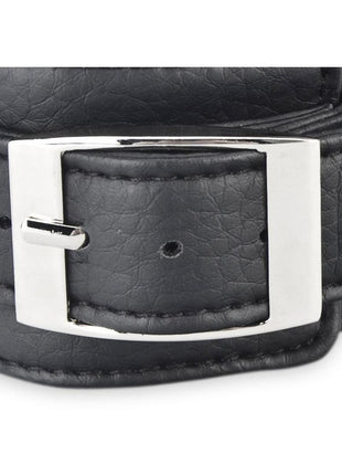 Lux Fetish Unisex Leatherette Cuffs Adjustable