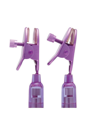 Lux Fetish Remote Control Vibrating Nipple Clips