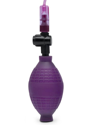Lux Fetish Vibrating Nipple Suckers with Clitoral Pump and Quick Release