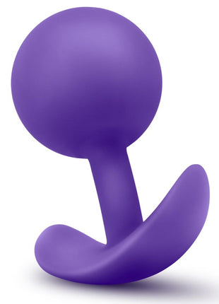 Luxe Wearable Vibra Plug Silicone Butt Plug - Purple